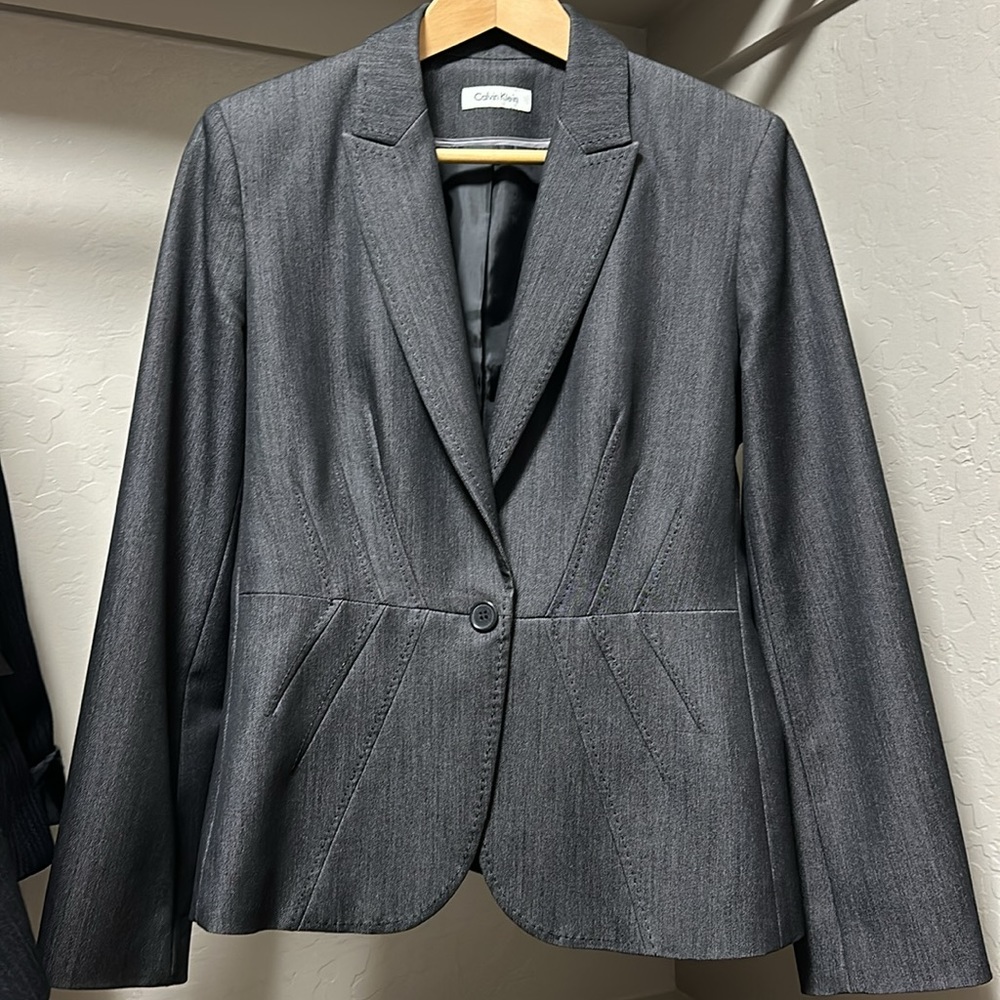 Calvin Klein suit: jacket, skirt and pants size 6